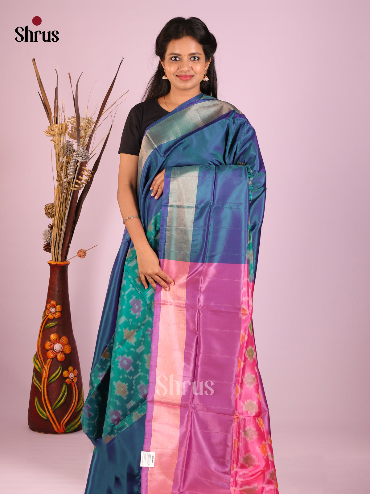 DIS05685 - Semi uppada Saree - Shop on Shrus.com