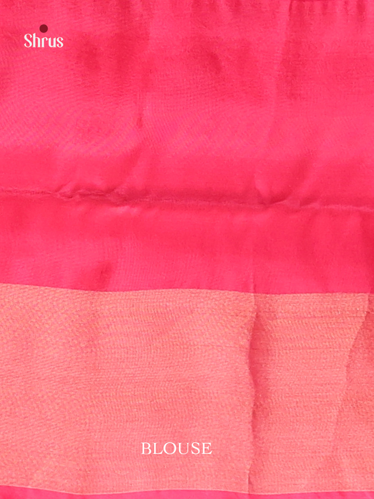 Blue & Pink - Semi uppada Saree