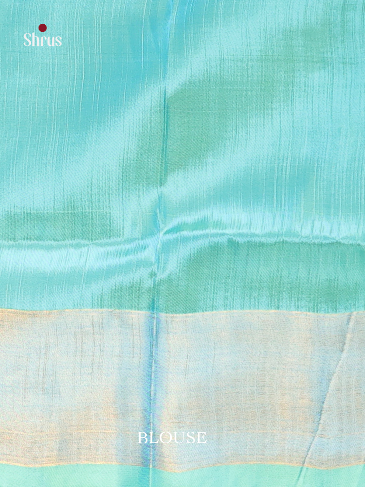 Blue & Teal - Semi uppada Saree