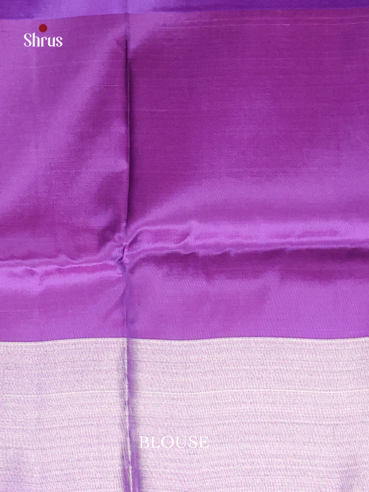 Orange & Violet - Semi uppada Saree