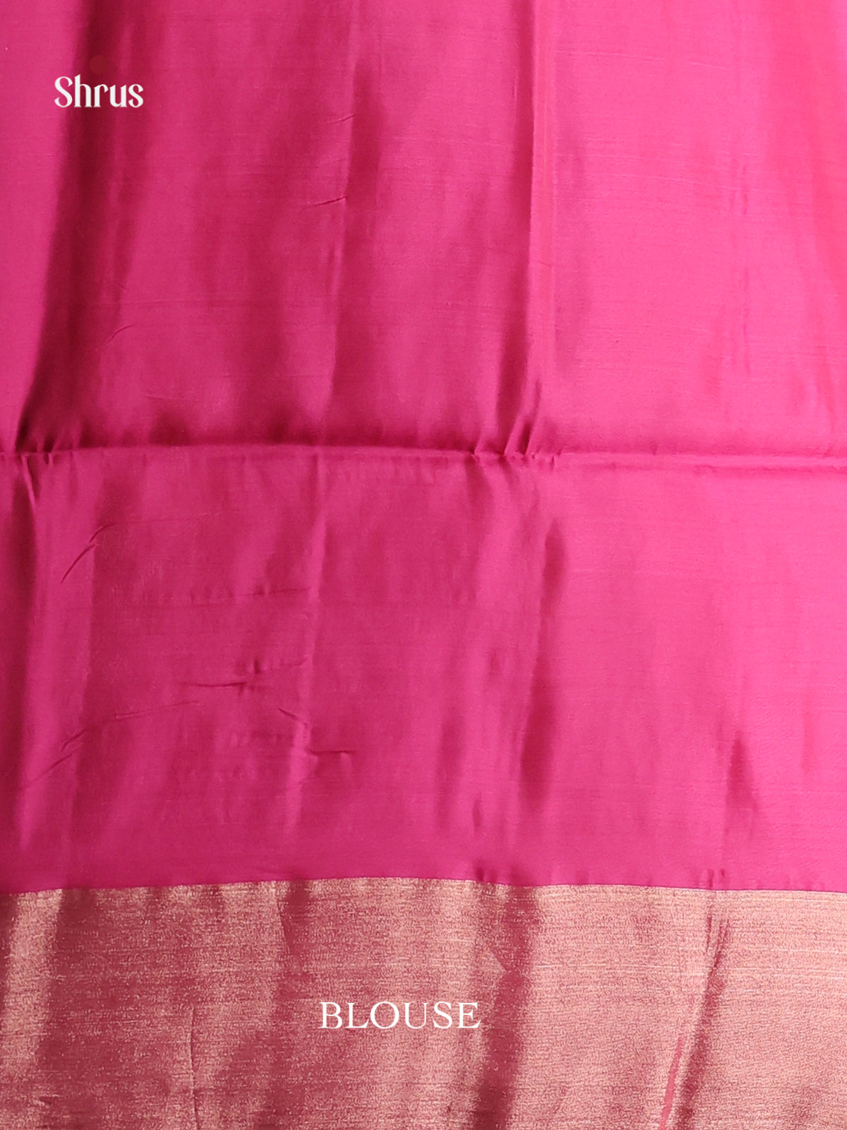 Cream & Pink - Softsilk-halfpure Saree - Shop on Shrus.com