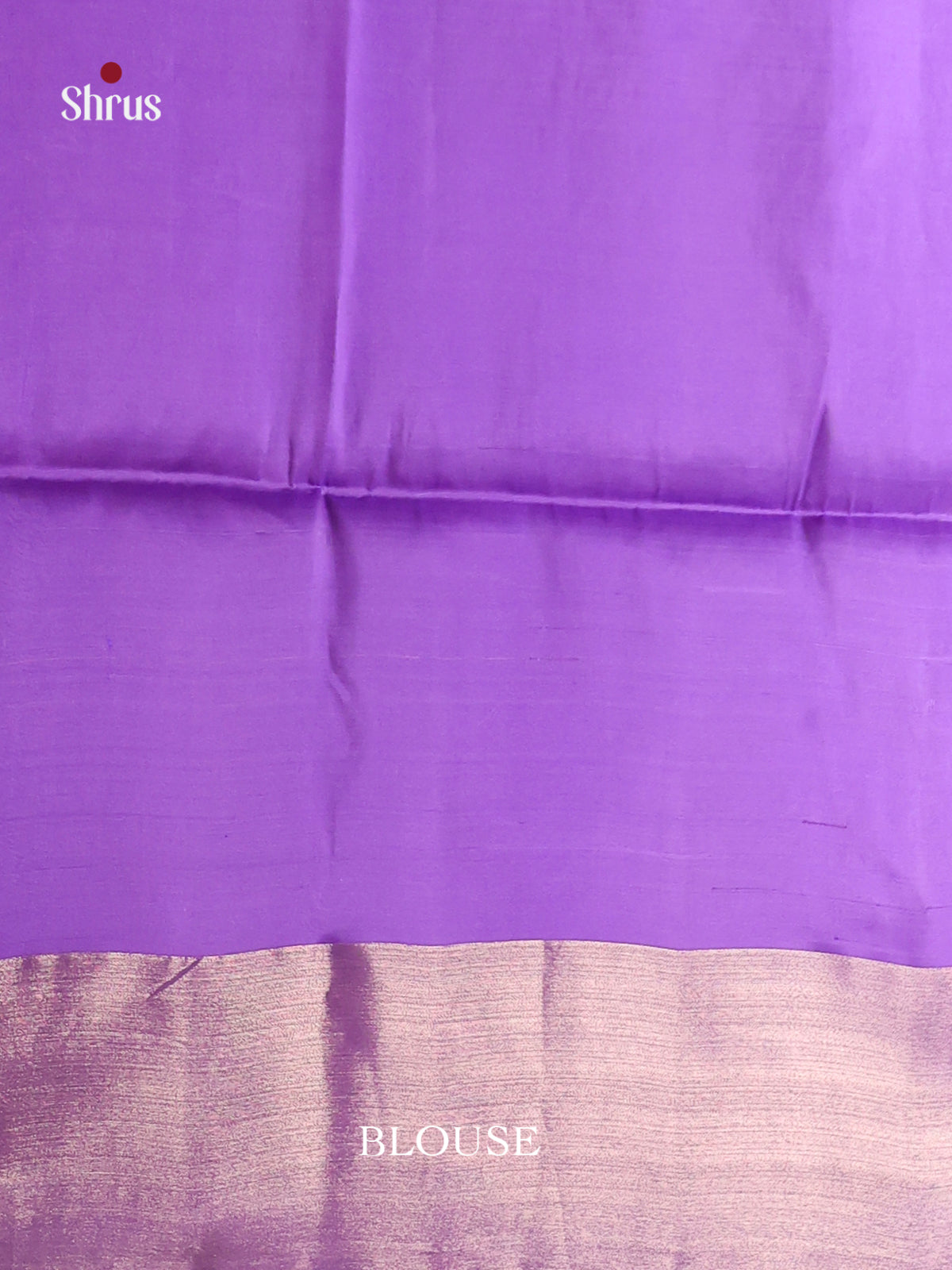 Brown & Violet - Softsilk-halfpure Saree