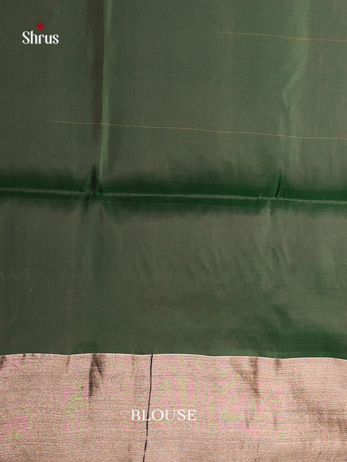 Orange & Dark Green - Softsilk-halfpure Saree - Shop on Shrus.com