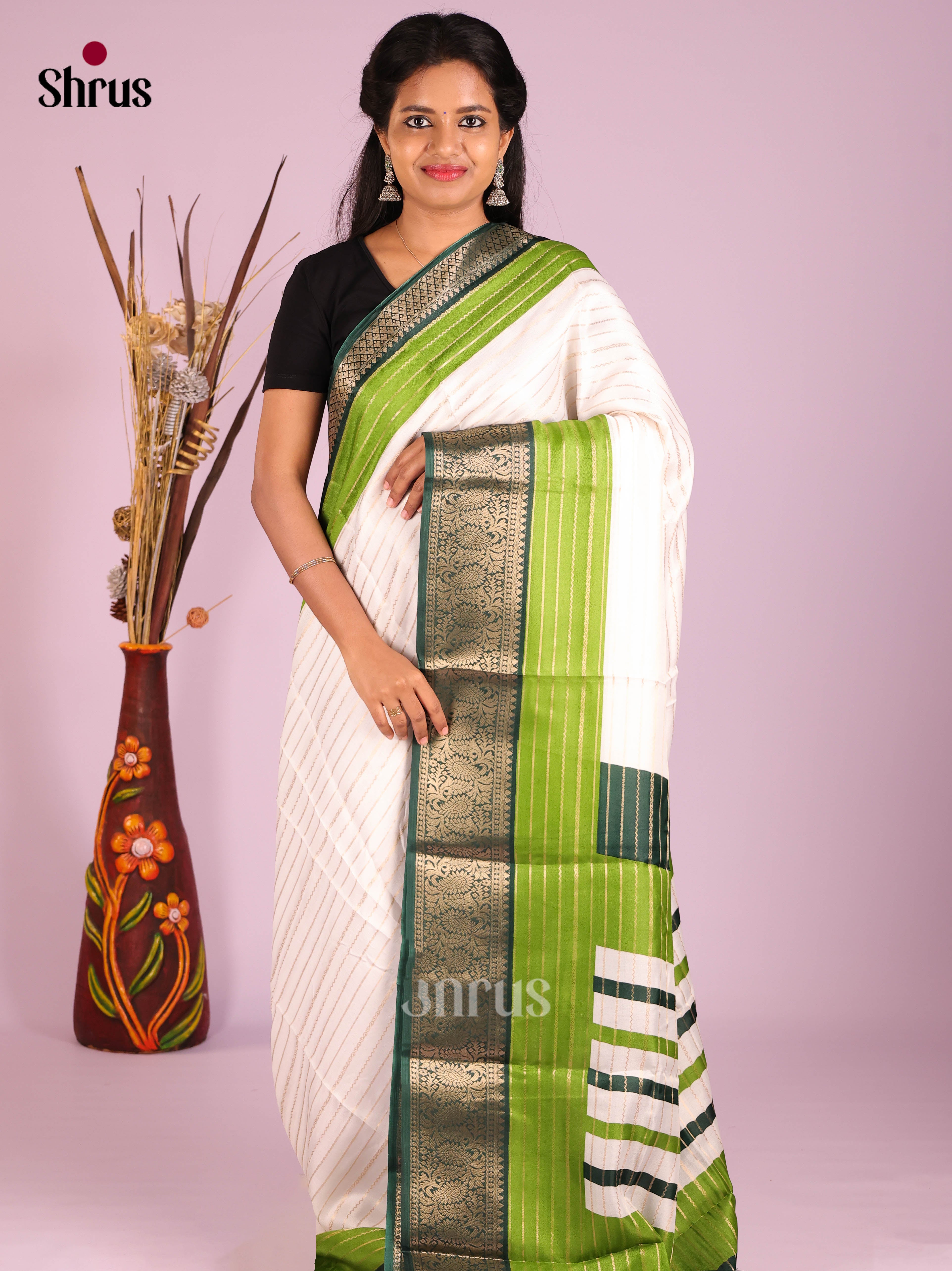 DIS05806 - Semi Mysoresilk Saree