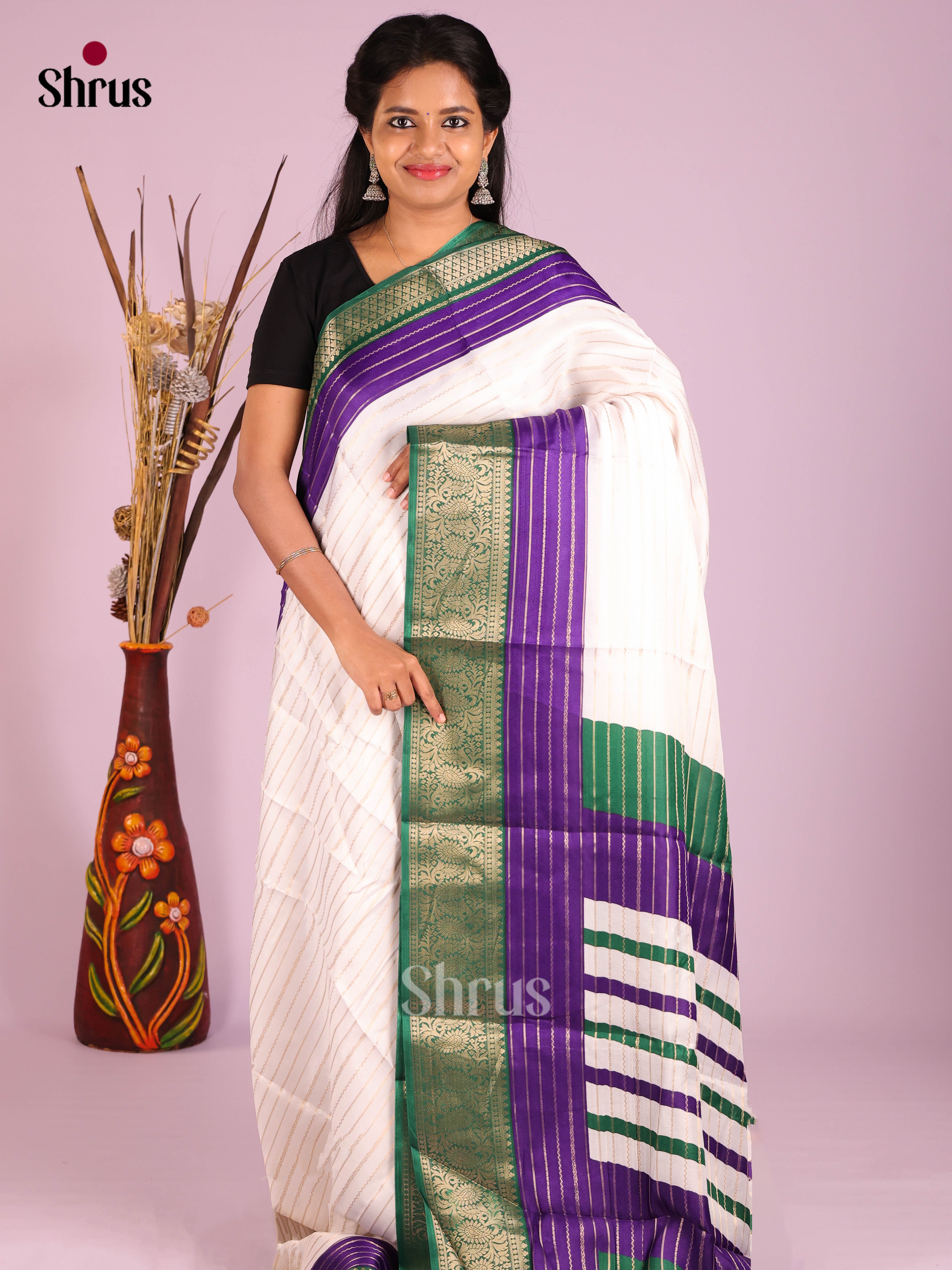 DIS05807 - Semi Mysoresilk Saree