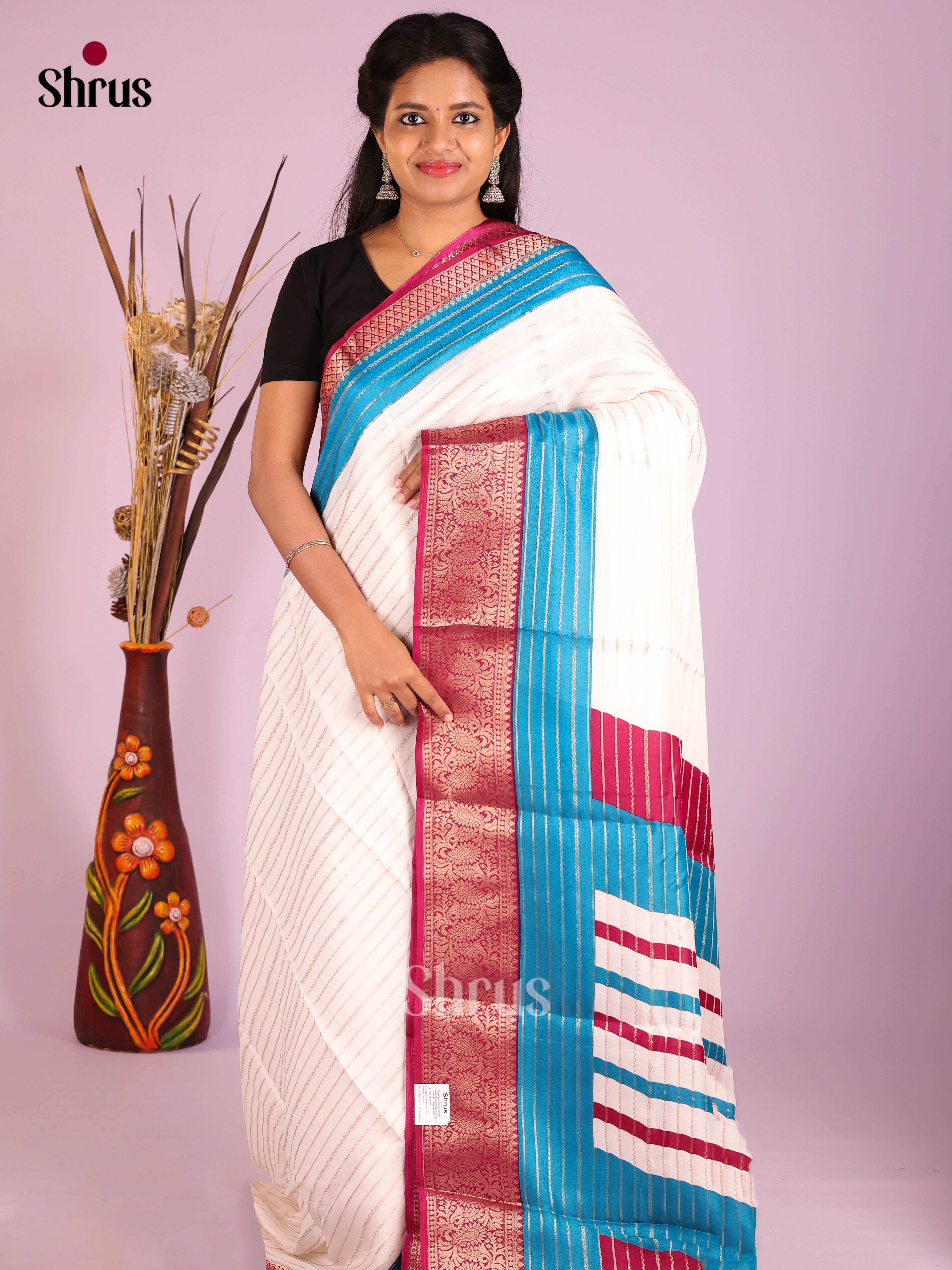 DIS05808 - Semi Mysoresilk Saree