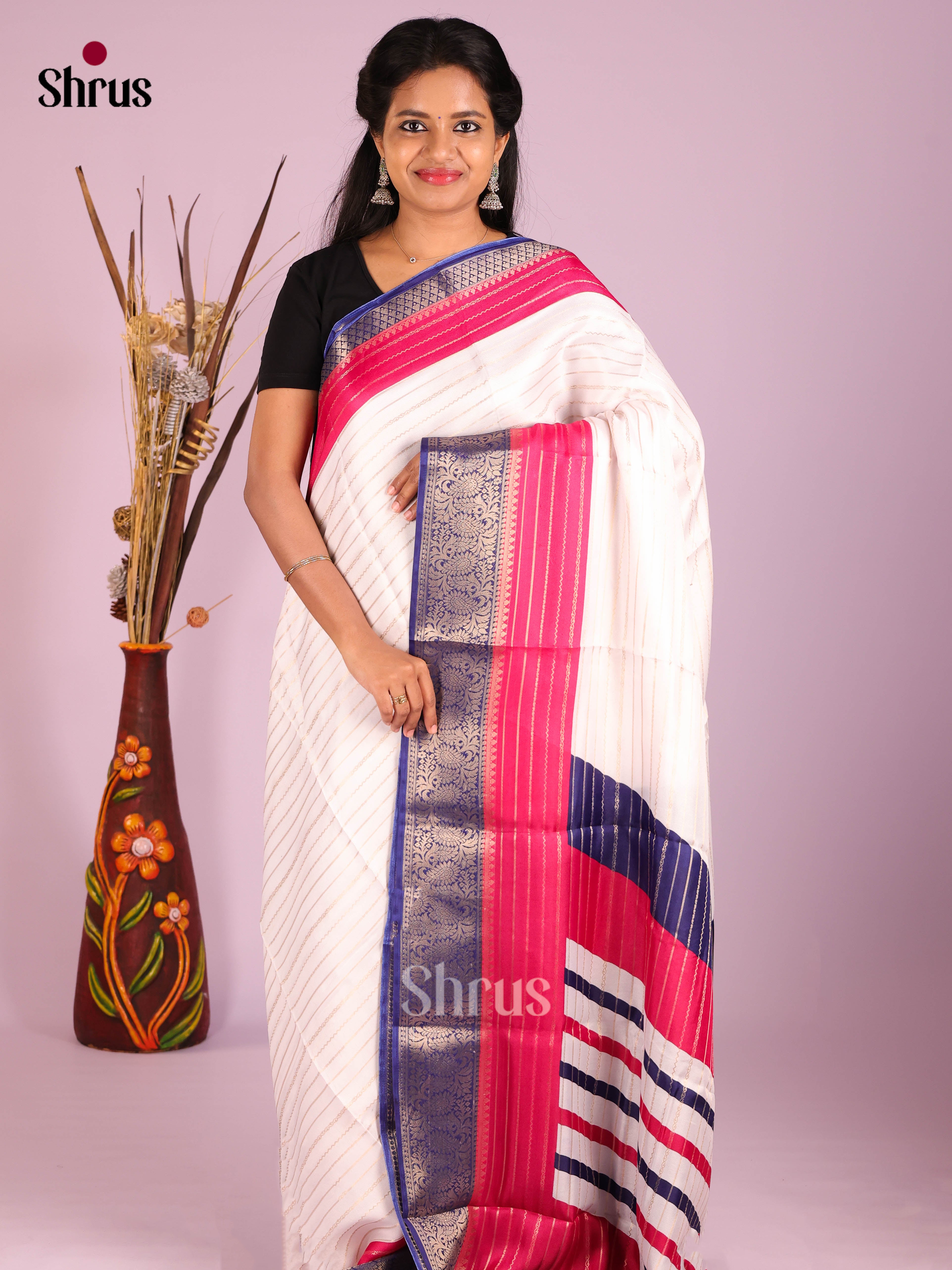 DIS05809 - Semi Mysoresilk Saree
