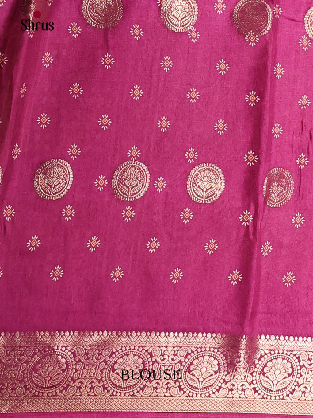 Wine - Semi Crepe Saree - Shop on Shrus.com