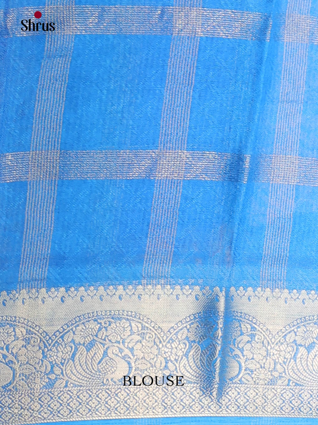 Blue- Semi Crepe Saree
