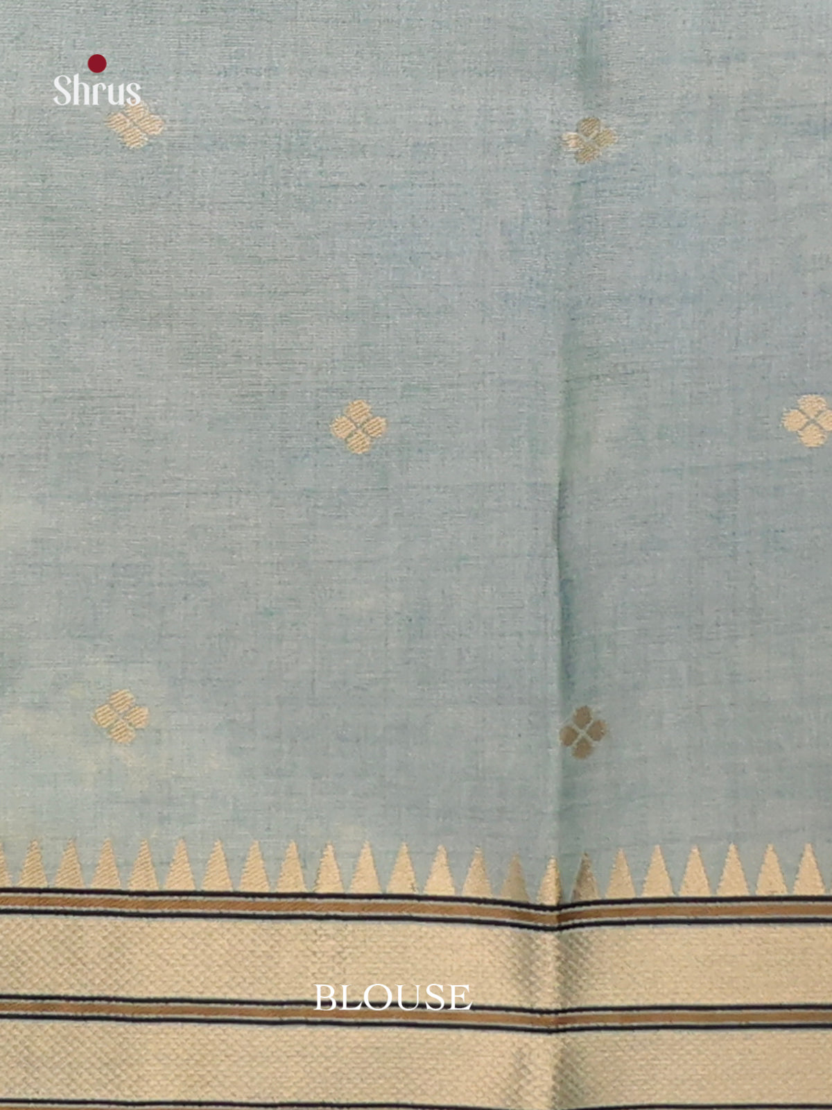 Pastel Blue - Semi Tussar Saree