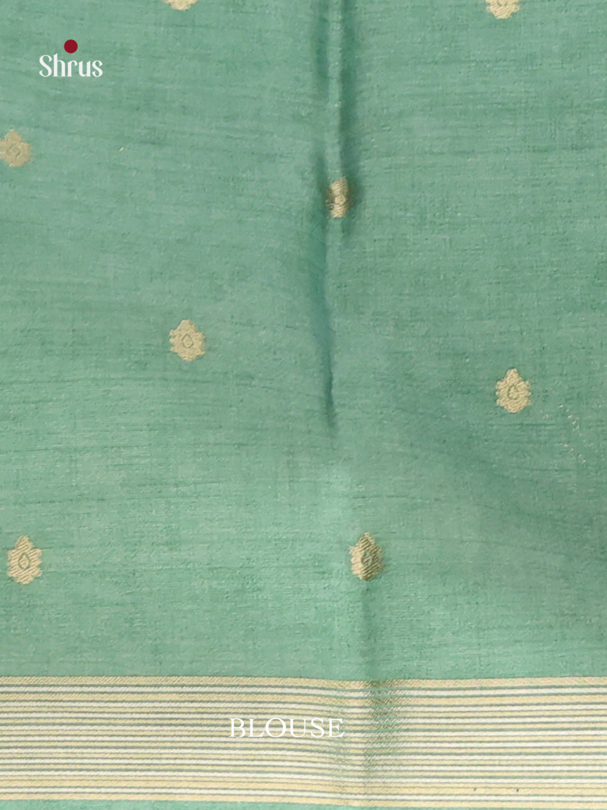 Blue & Green - Semi Tussar Saree