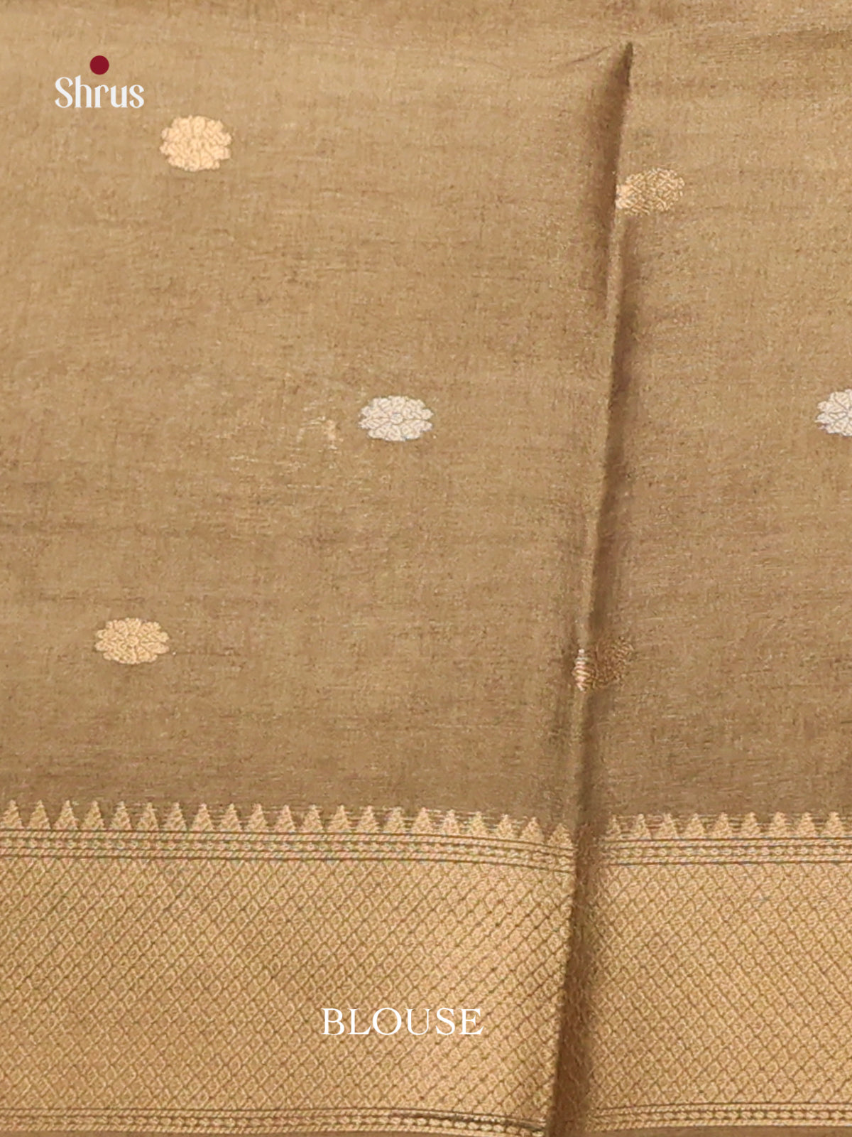 Grey - Semi Tussar Saree