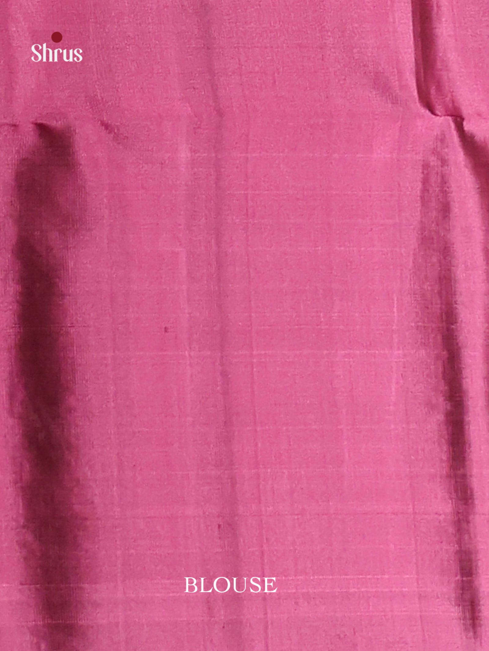 Pink and blue Soft Silk Saree -2