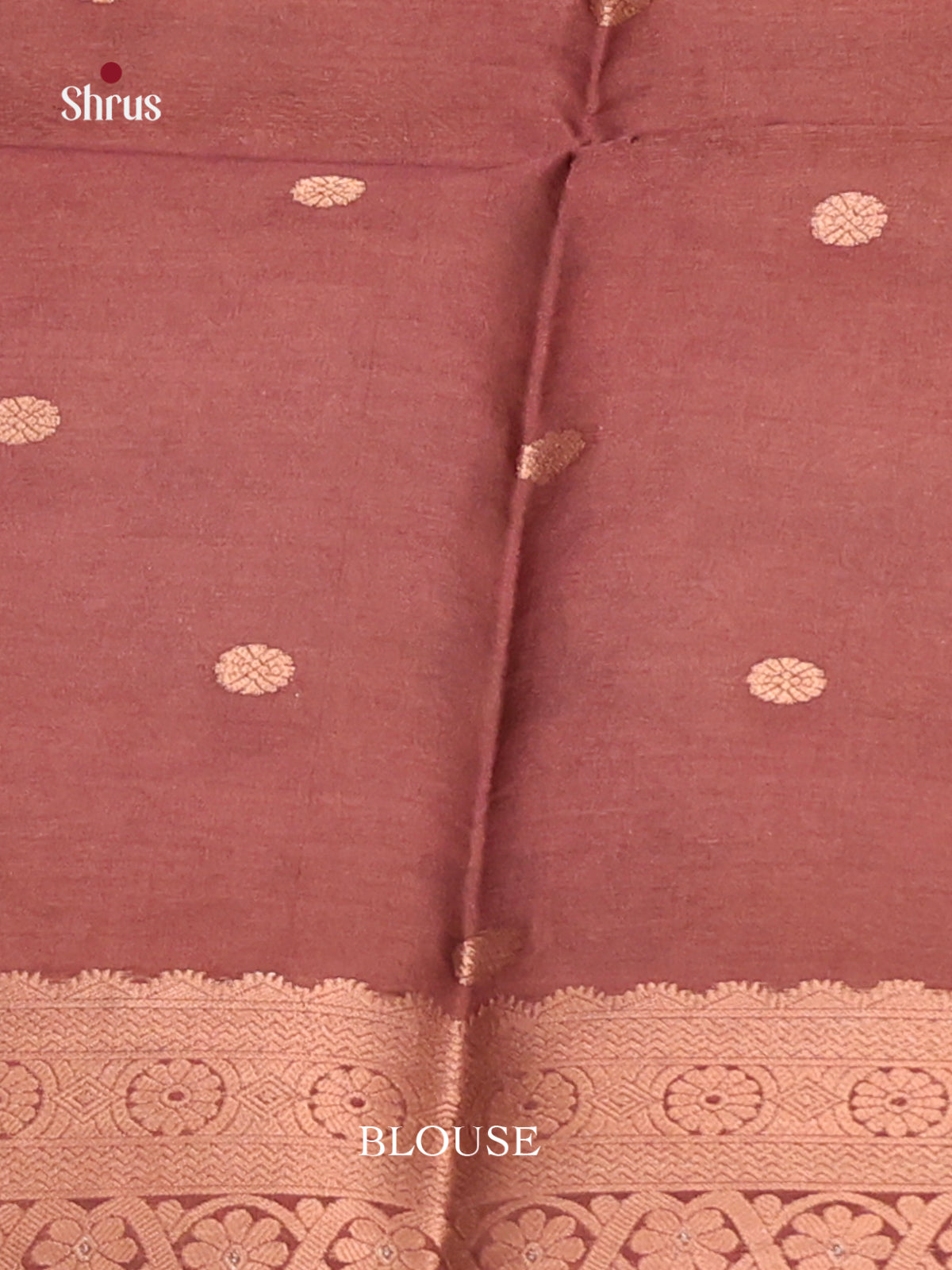 Brown - Semi Tussar Saree