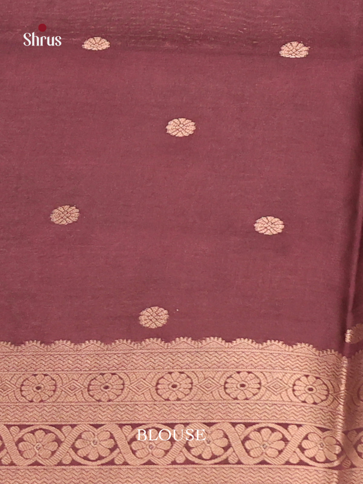 Maroon- Semi Tussar Saree