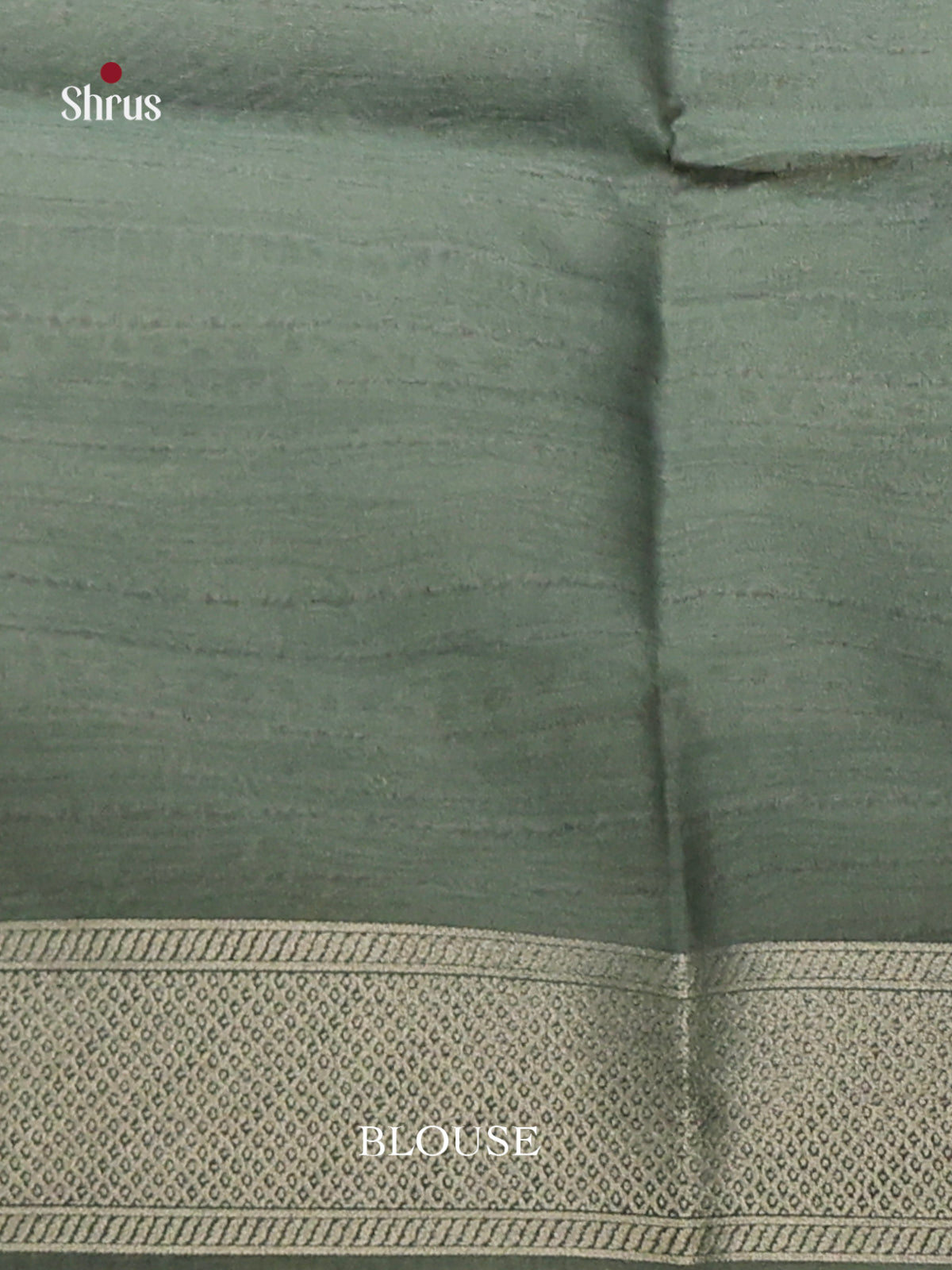 Pastel Green & Green - Semi Tussar Saree