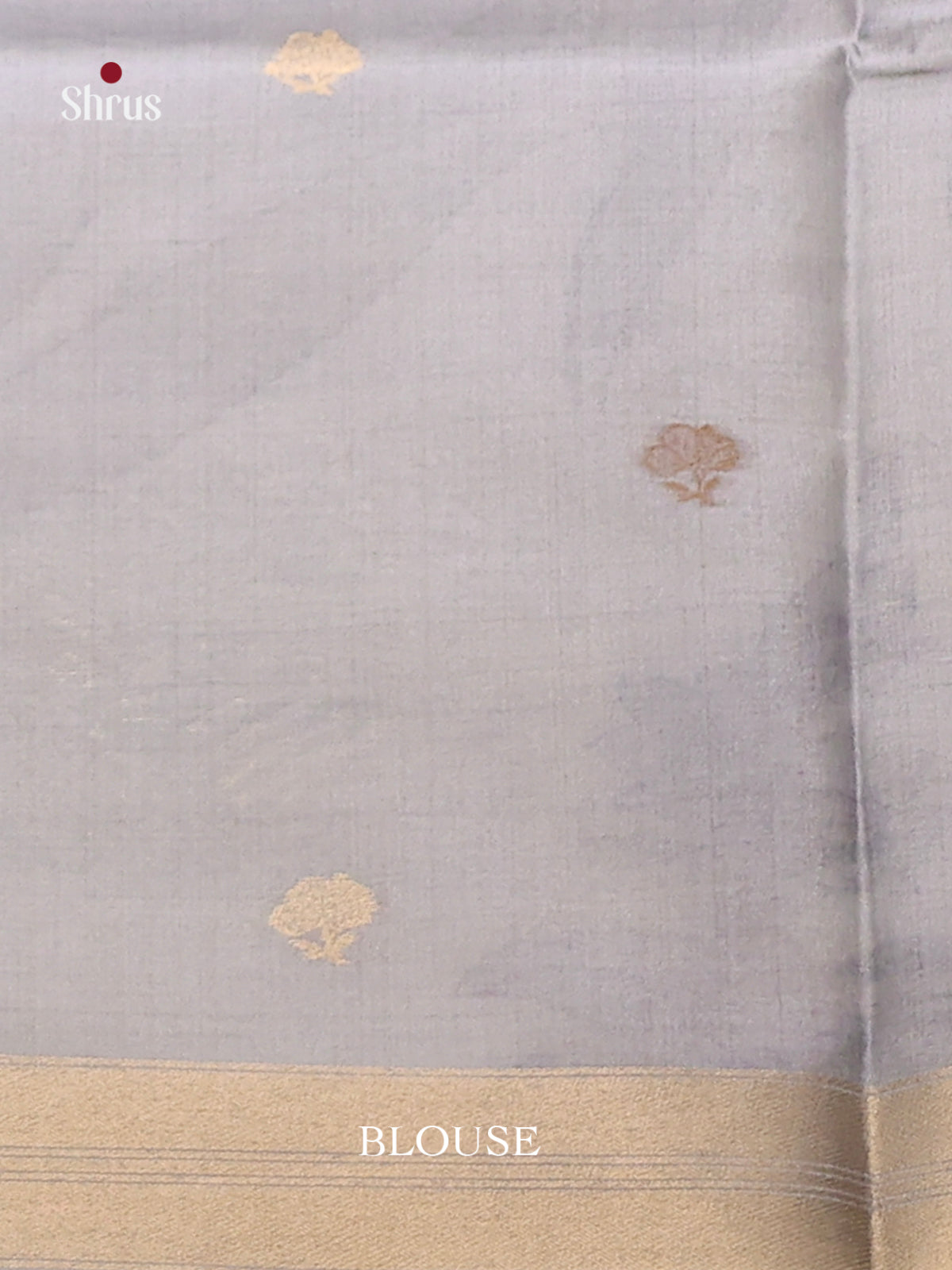 Grey - Semi Tussar Saree