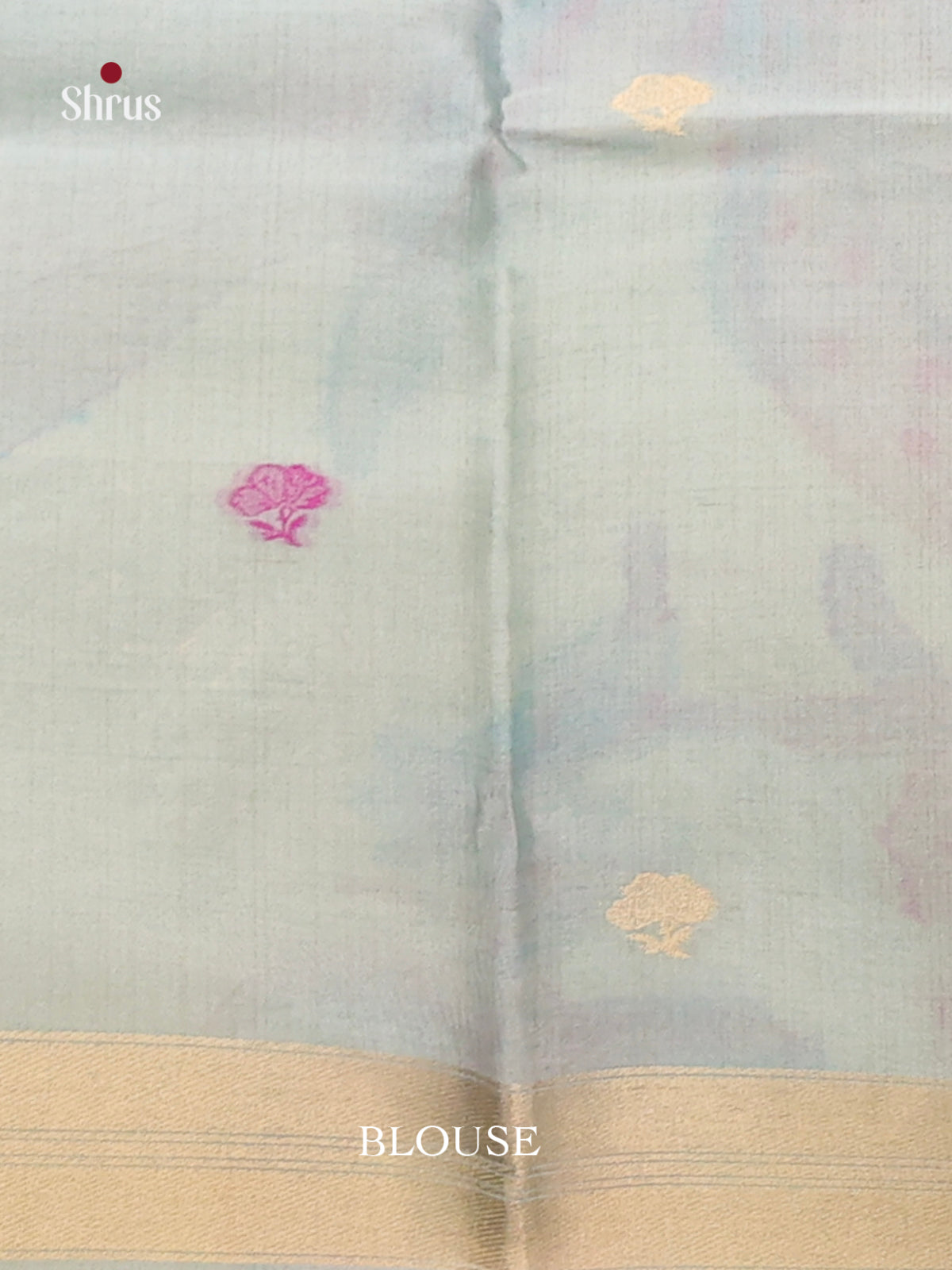 Pastel Blue - Semi Tussar Saree