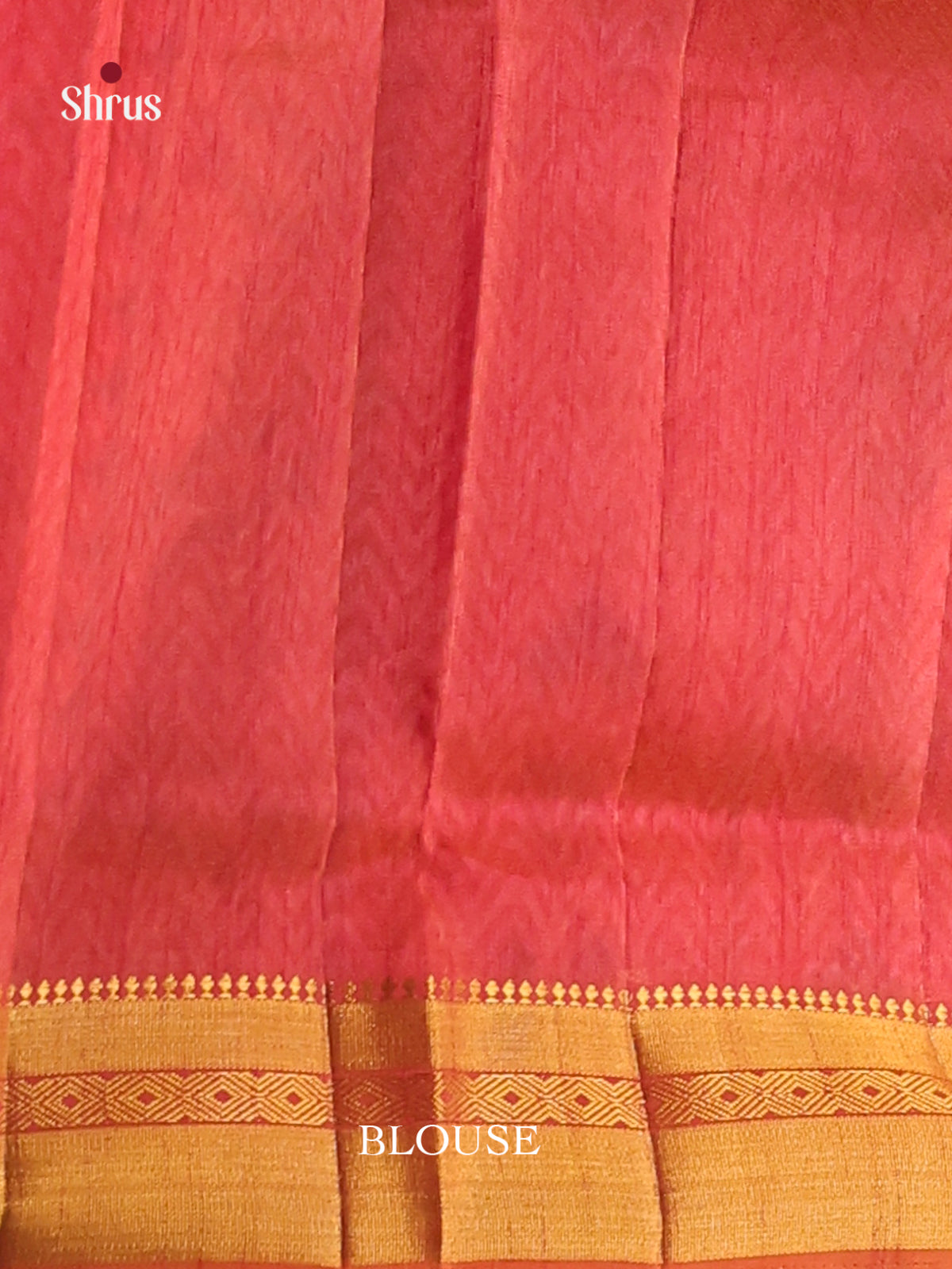 Light Brown & Brick - Semi Patola Saree