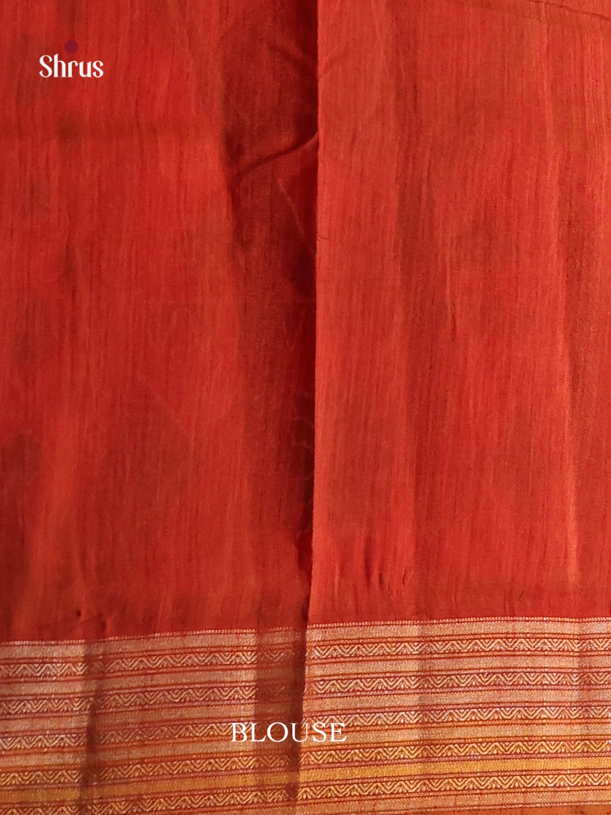 Green & Brick- Semi Patola Saree