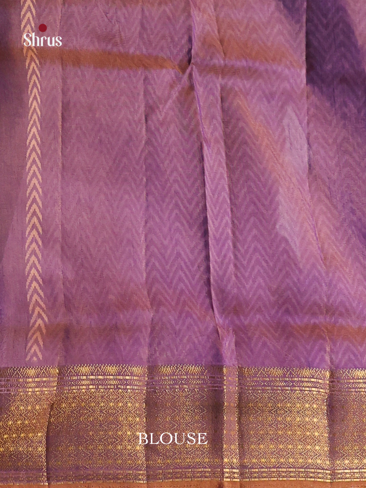 Orangish Pink & Purple - Semi Patola Saree