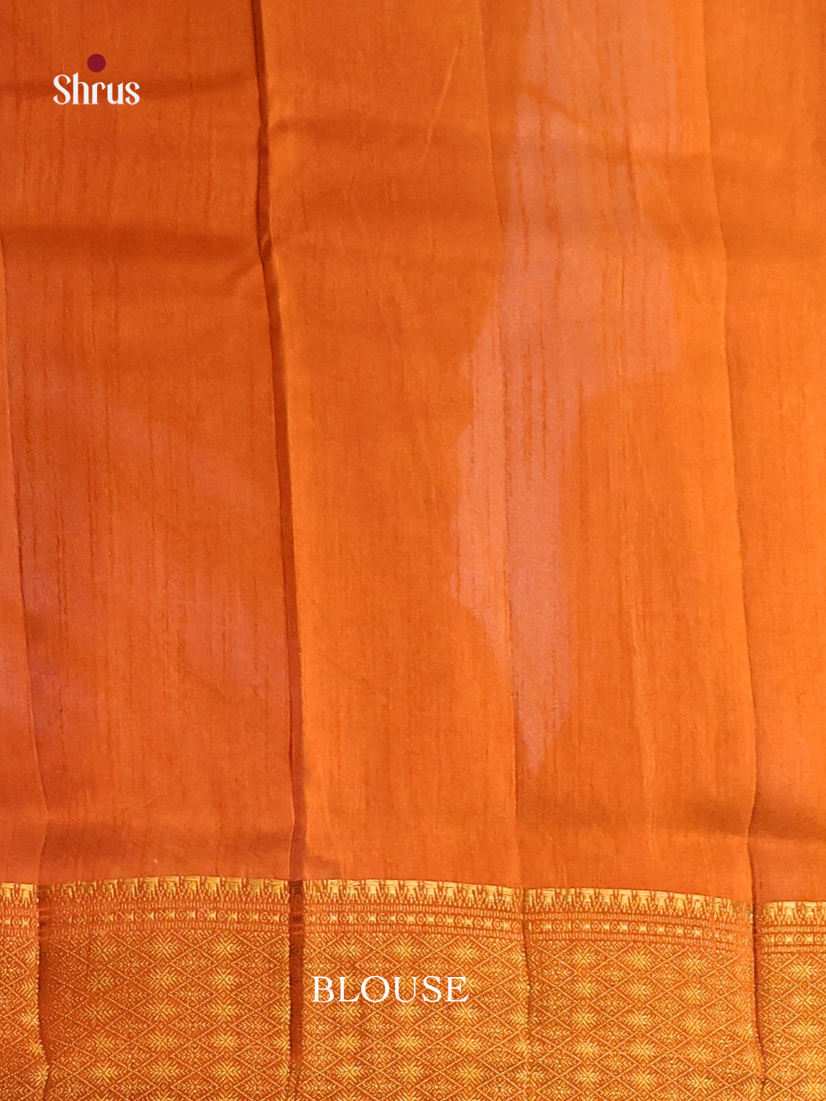 Orangish Pink & Brick - Semi Patola Saree
