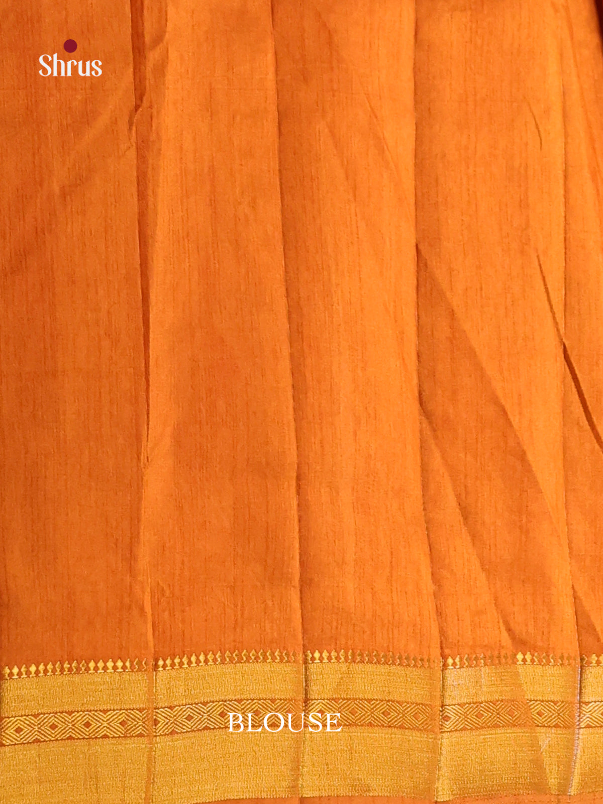 Green & Orange- Semi Patola Saree