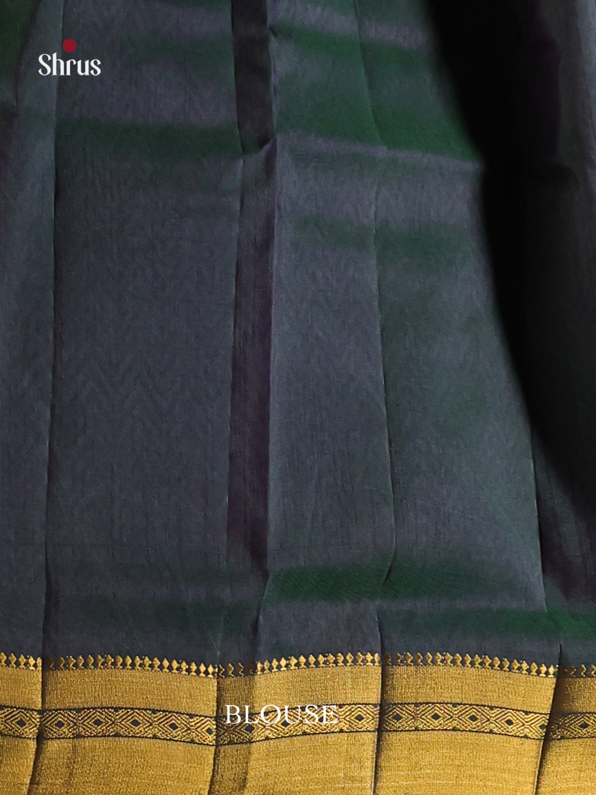 Green & Dark Green- Semi Patola Saree