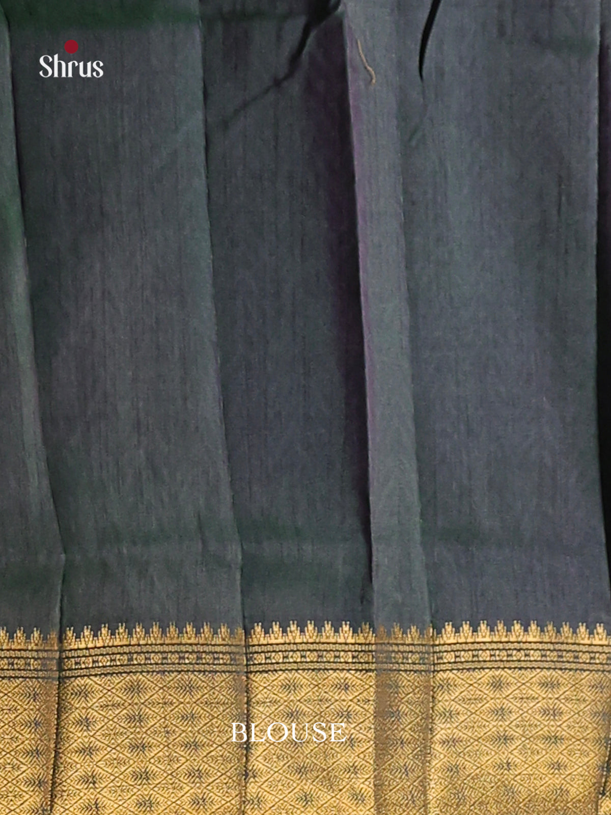 Green & Dark Green- Semi Patola Saree