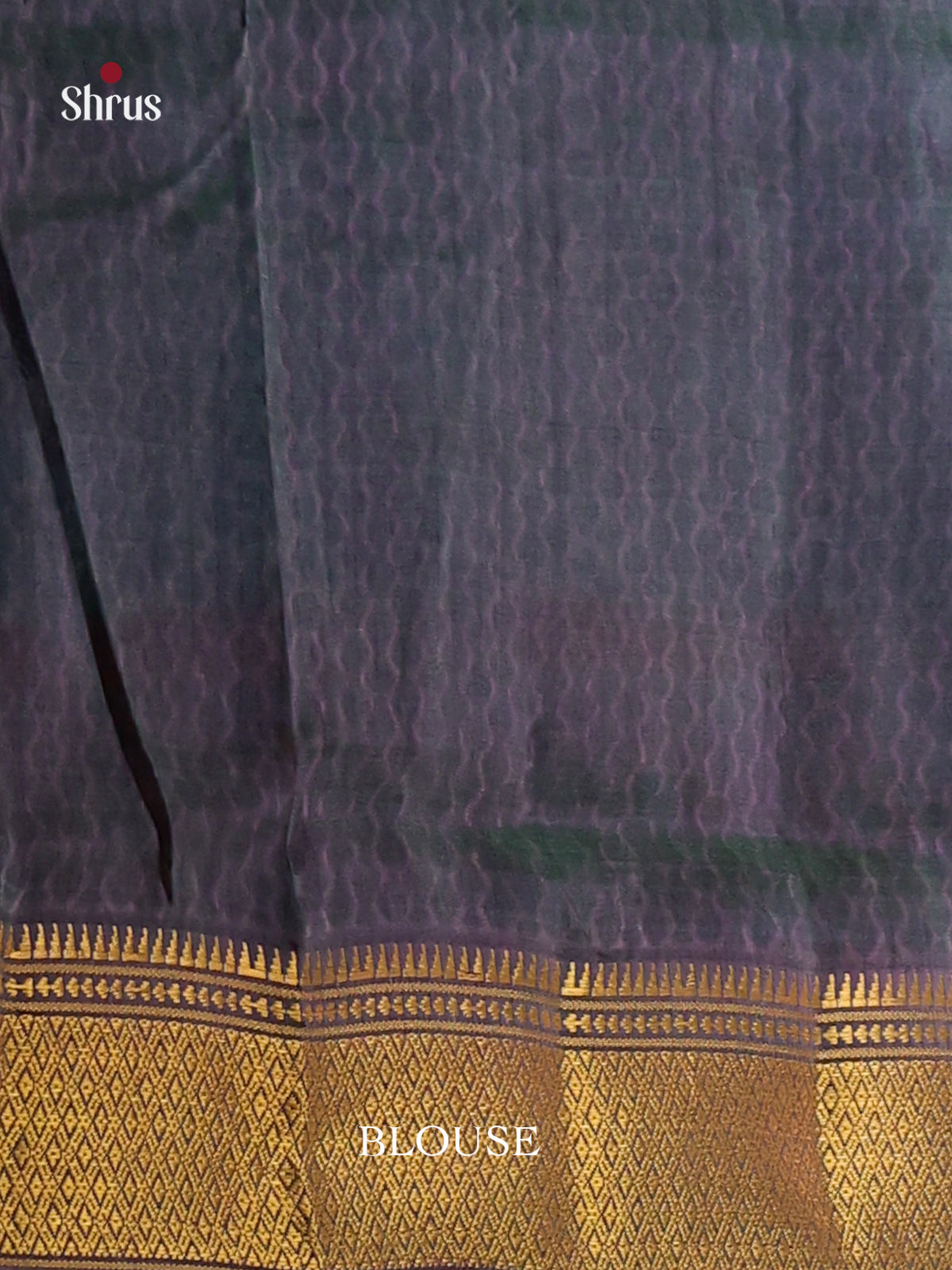 Green & Purple - Semi Patola Saree