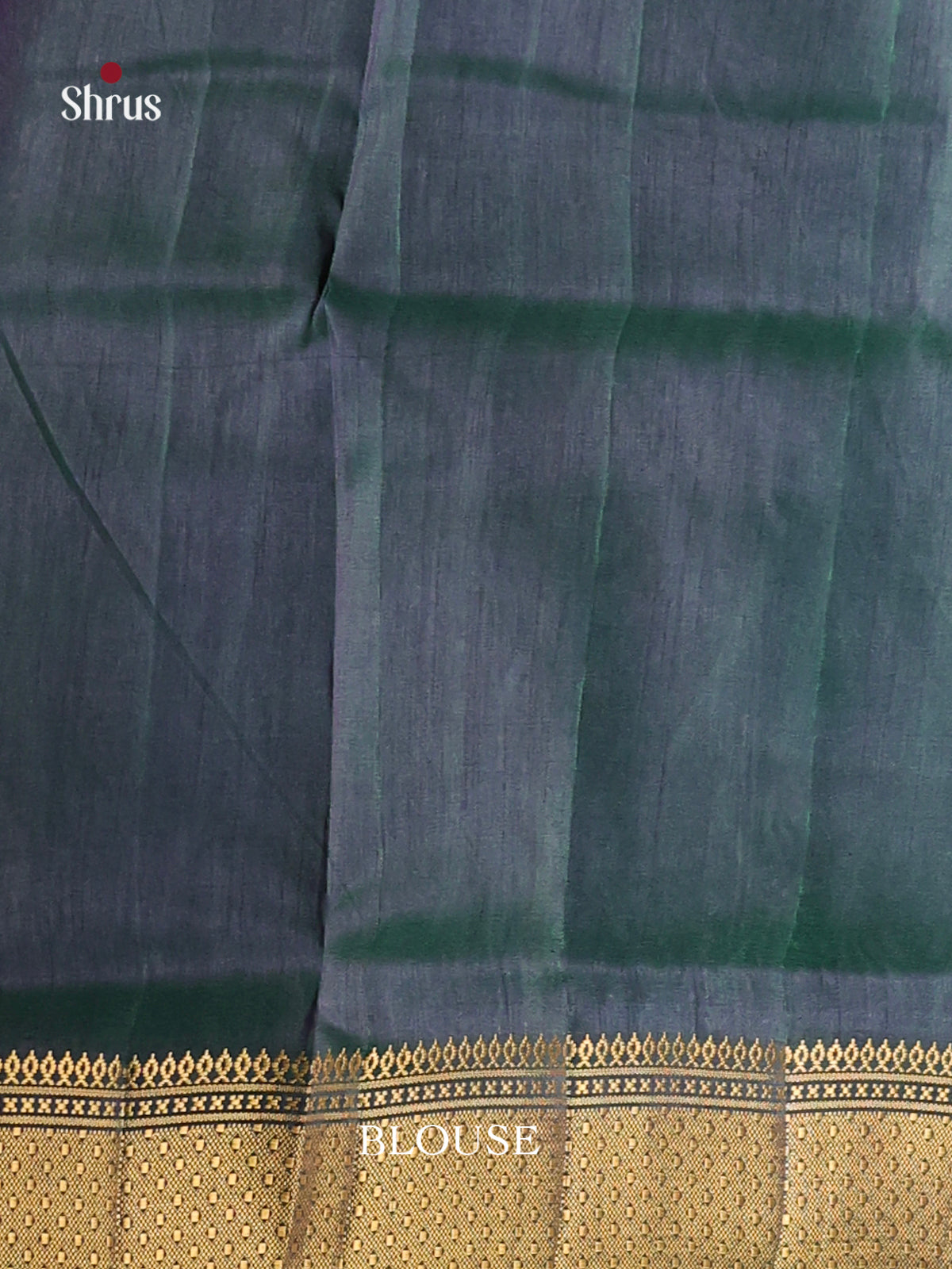 Green & Dark Green - Semi Patola Saree