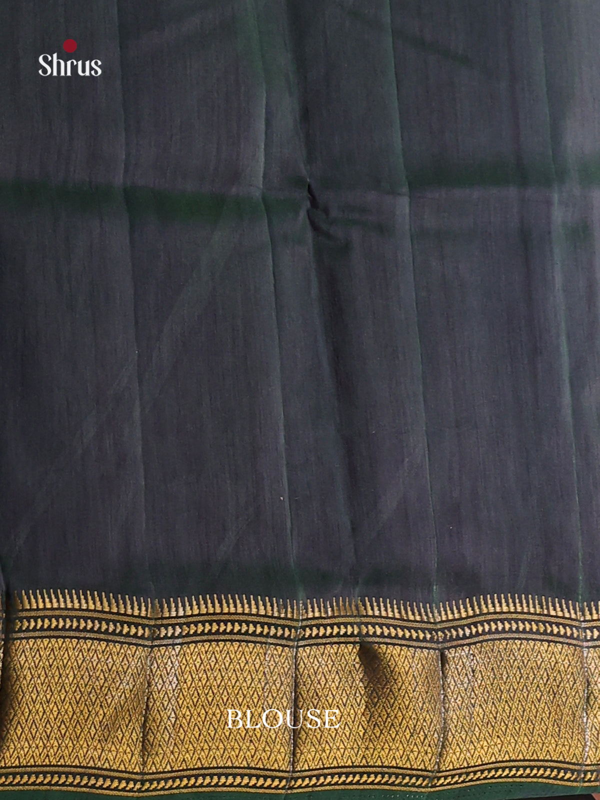 Green & Dark Green - Semi Patola Saree