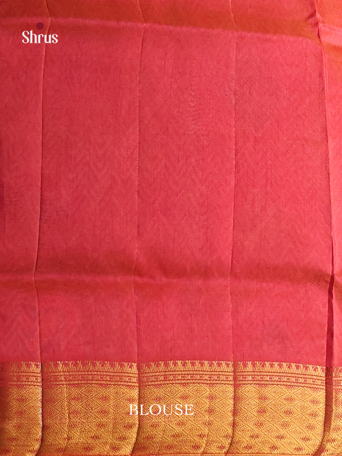Light brown & Orange- Semi Patola Saree
