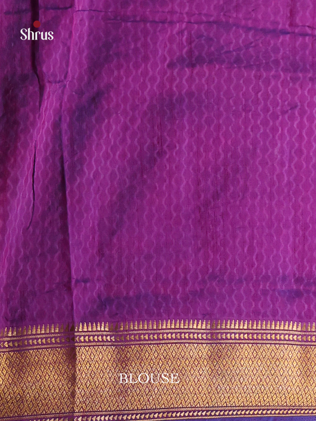 Blue & Purple- Semi Patola Saree