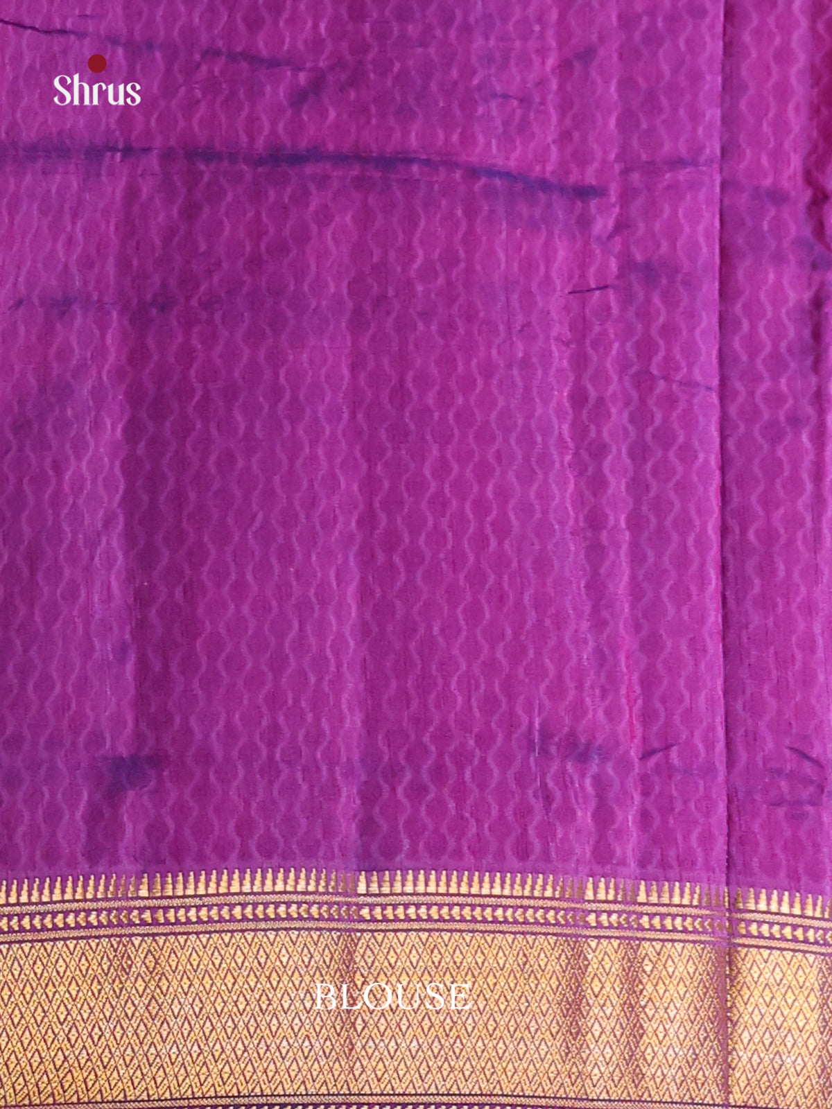 Blue & Purple - Semi Patola Saree
