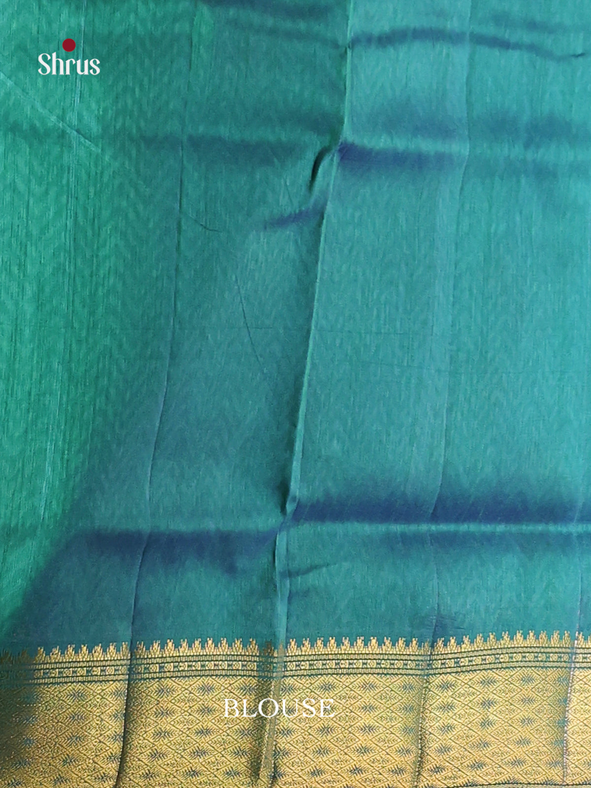 Blue & Green - Semi Patola Saree