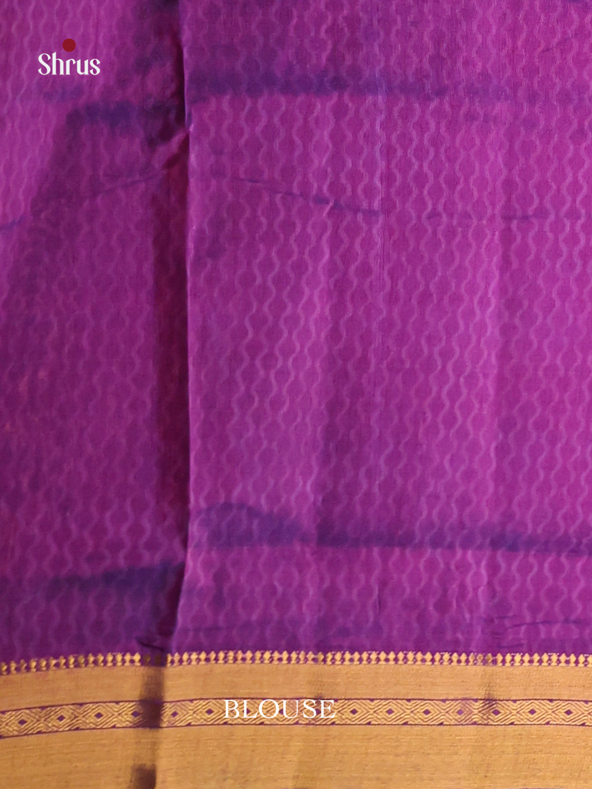 Blue & Purple - Semi Patola Saree