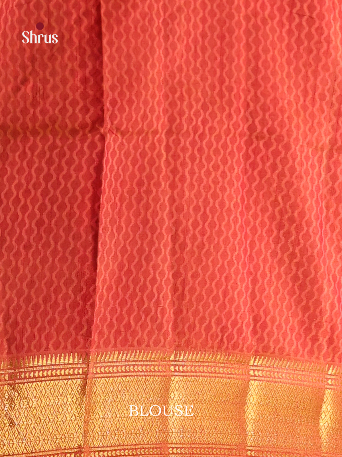 Brown & Orange - Semi Patola Saree
