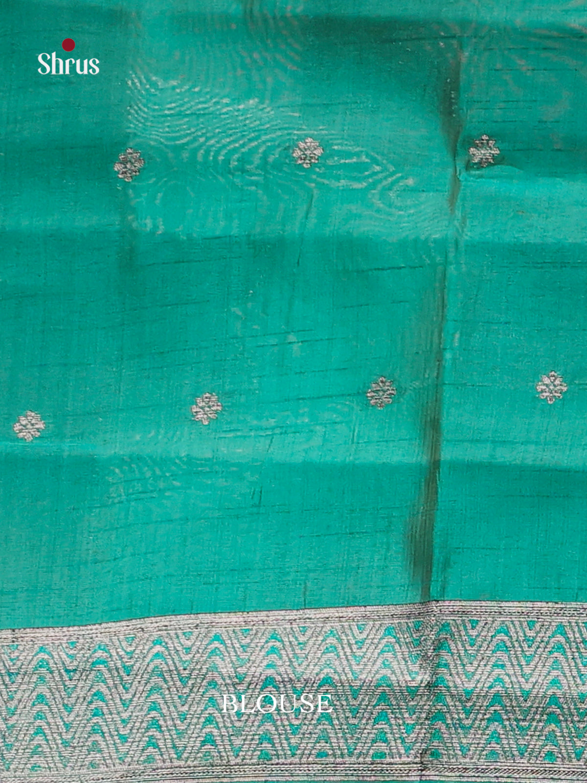 Green - Semi Rawsilk Saree