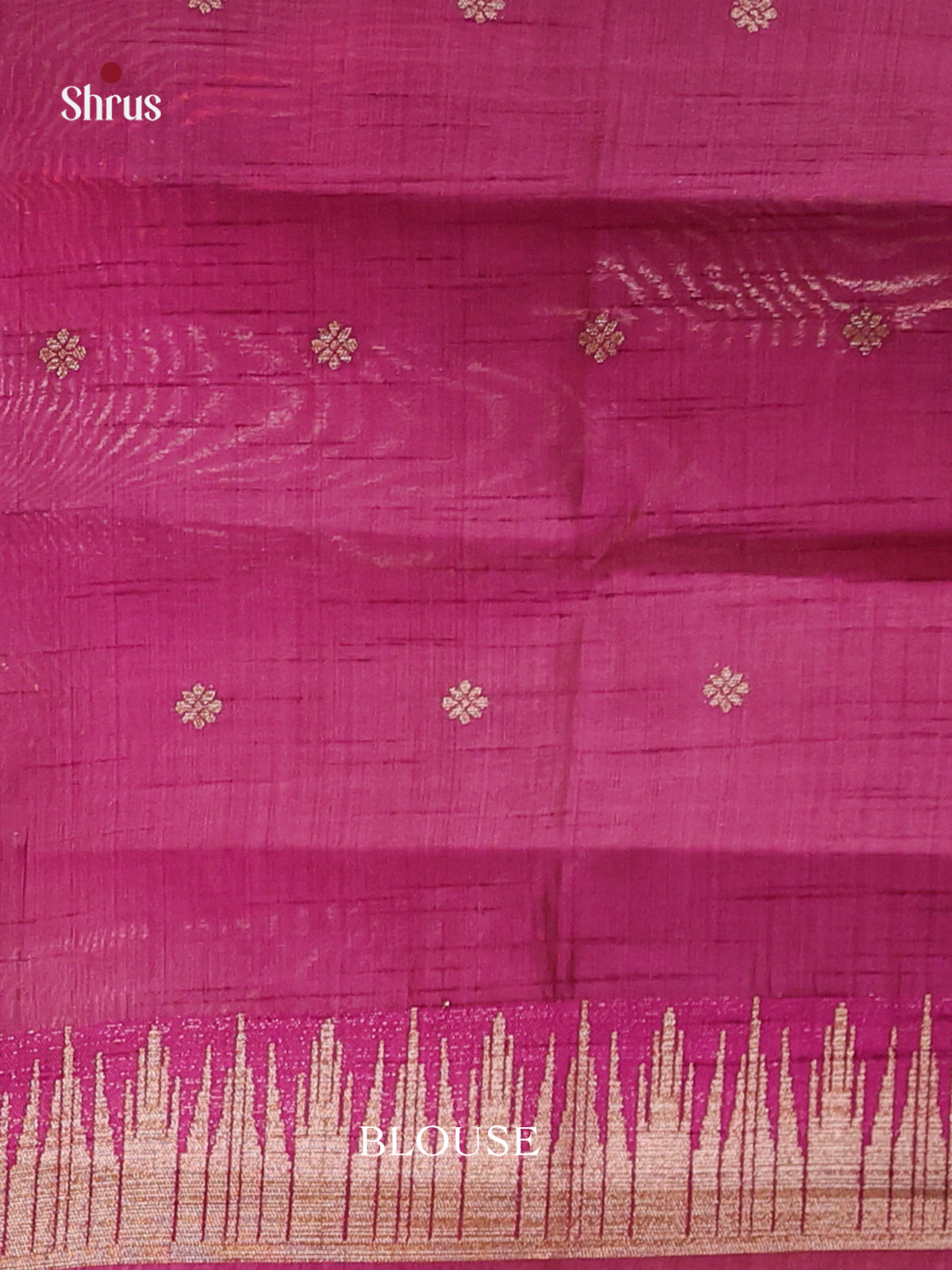 Purple - Semi Rawsilk Saree