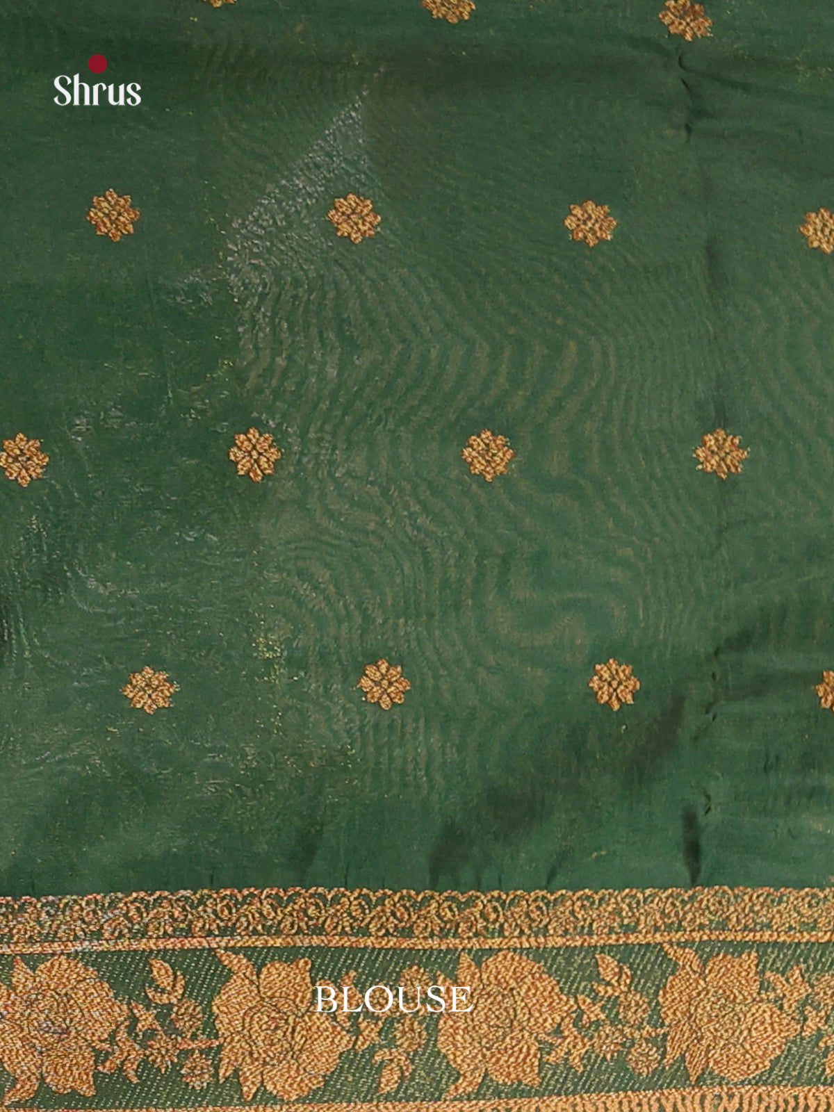 Green - Bamboo silk Saree