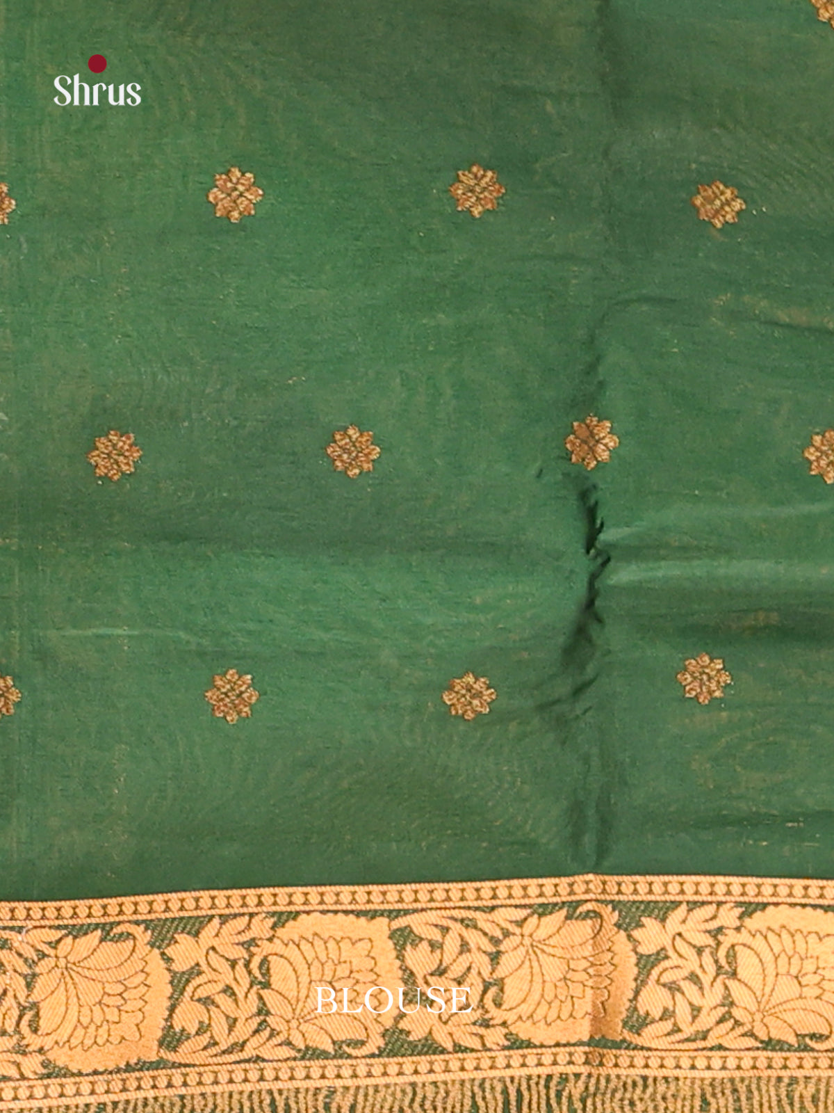 Green - Bamboo silk Saree
