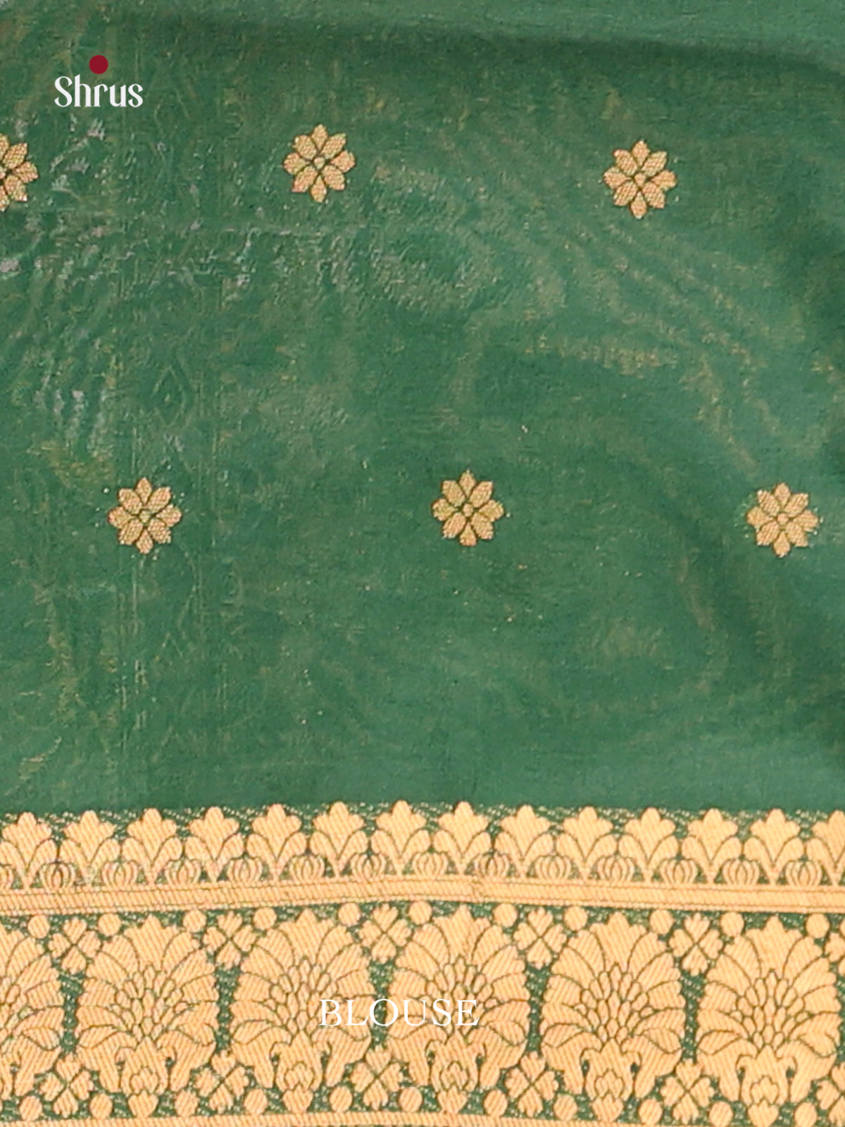 Green - Bamboo silk Saree