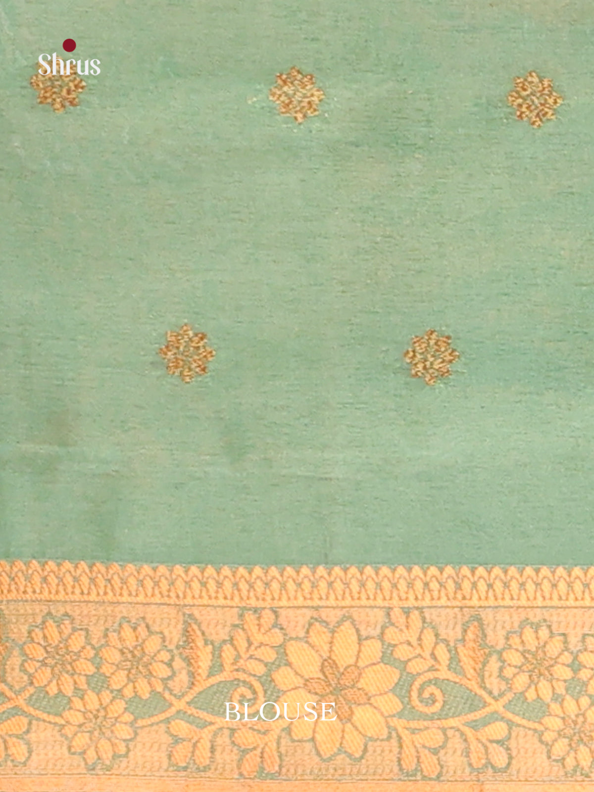Pastel Green - Bamboo silk Saree