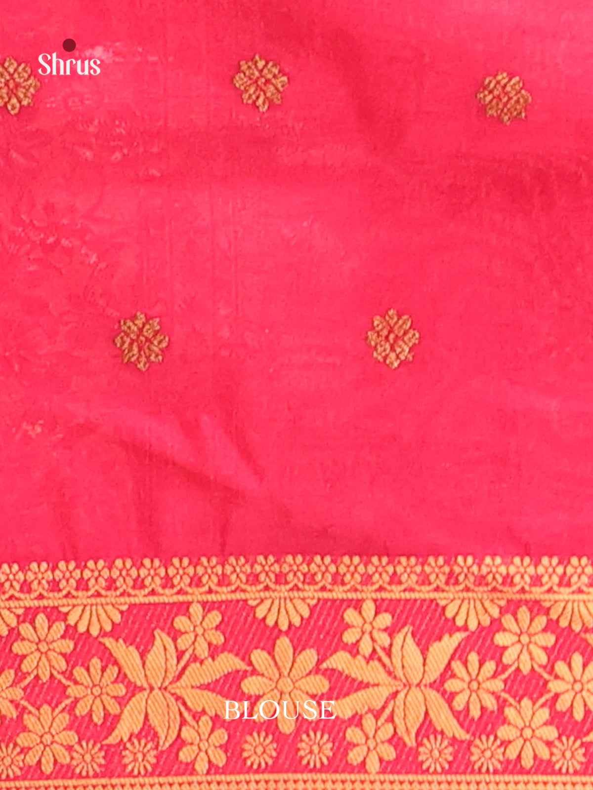 Pink- Bamboo silk Saree