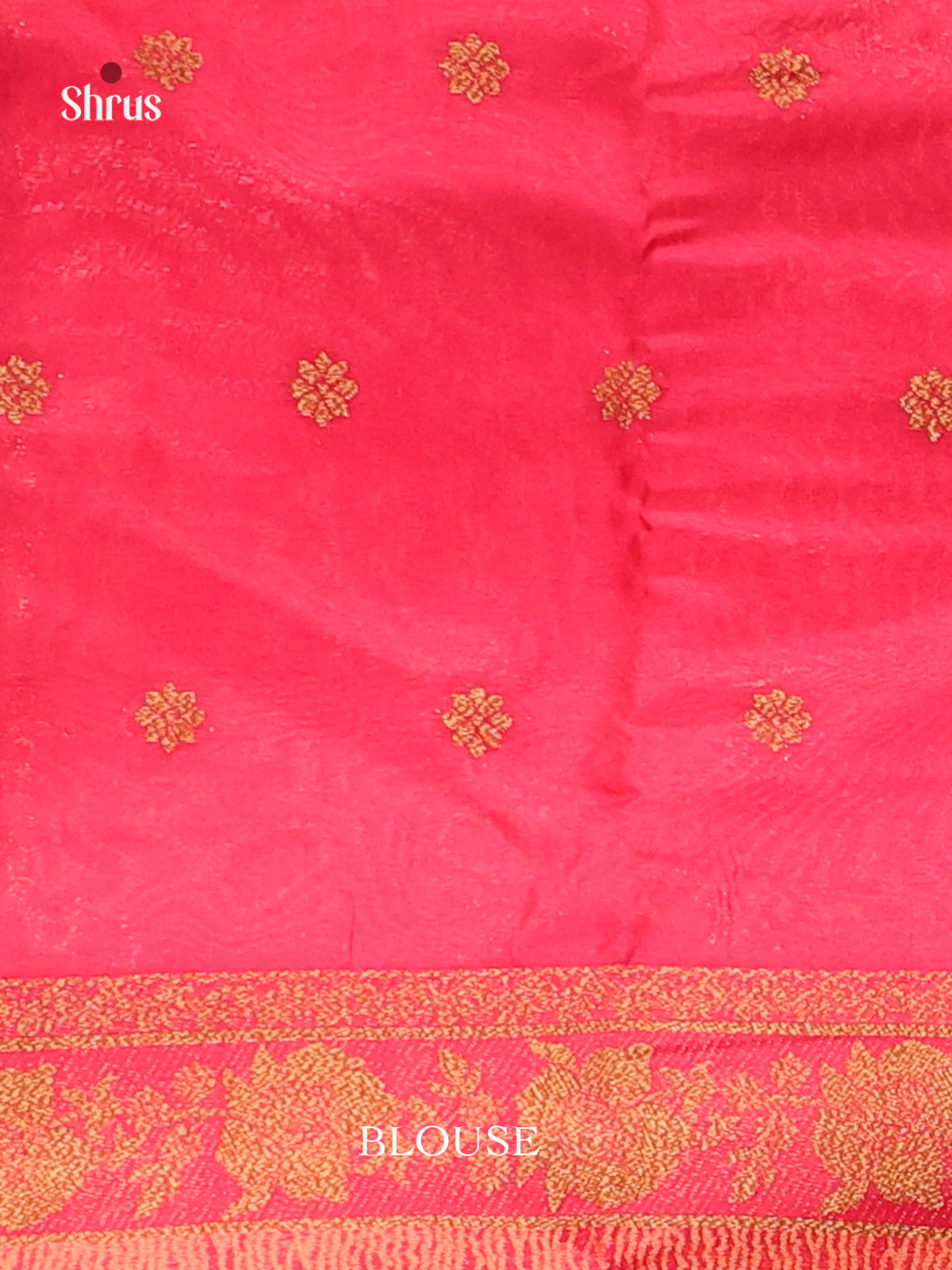 Pink - Bamboo silk Saree