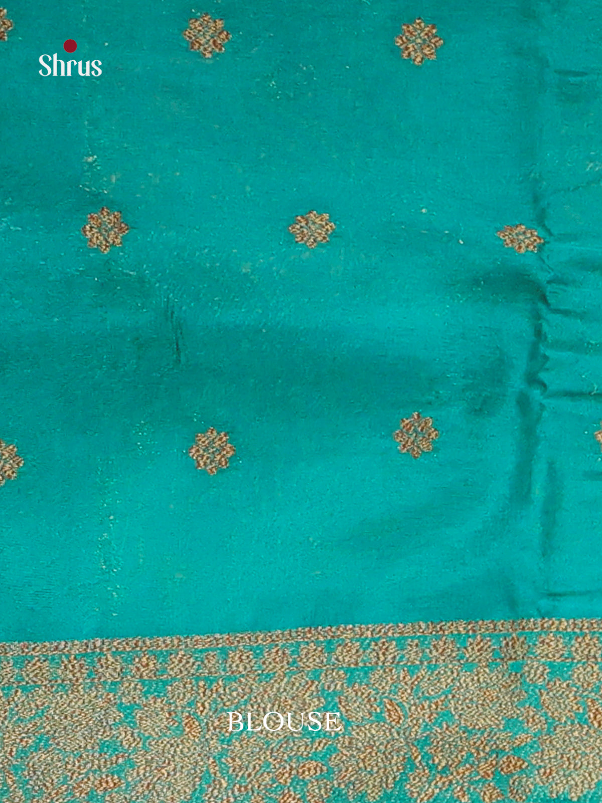 Blue - Bamboo silk Saree
