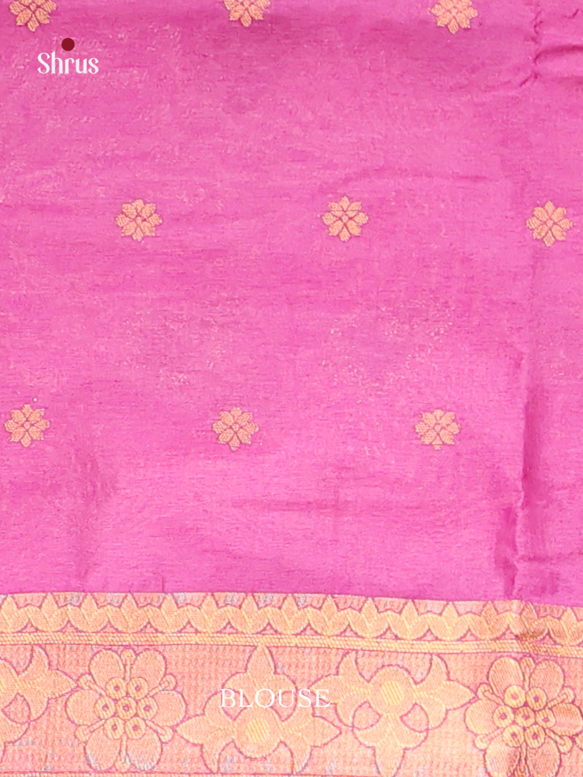 Majenta - Bamboo silk Saree