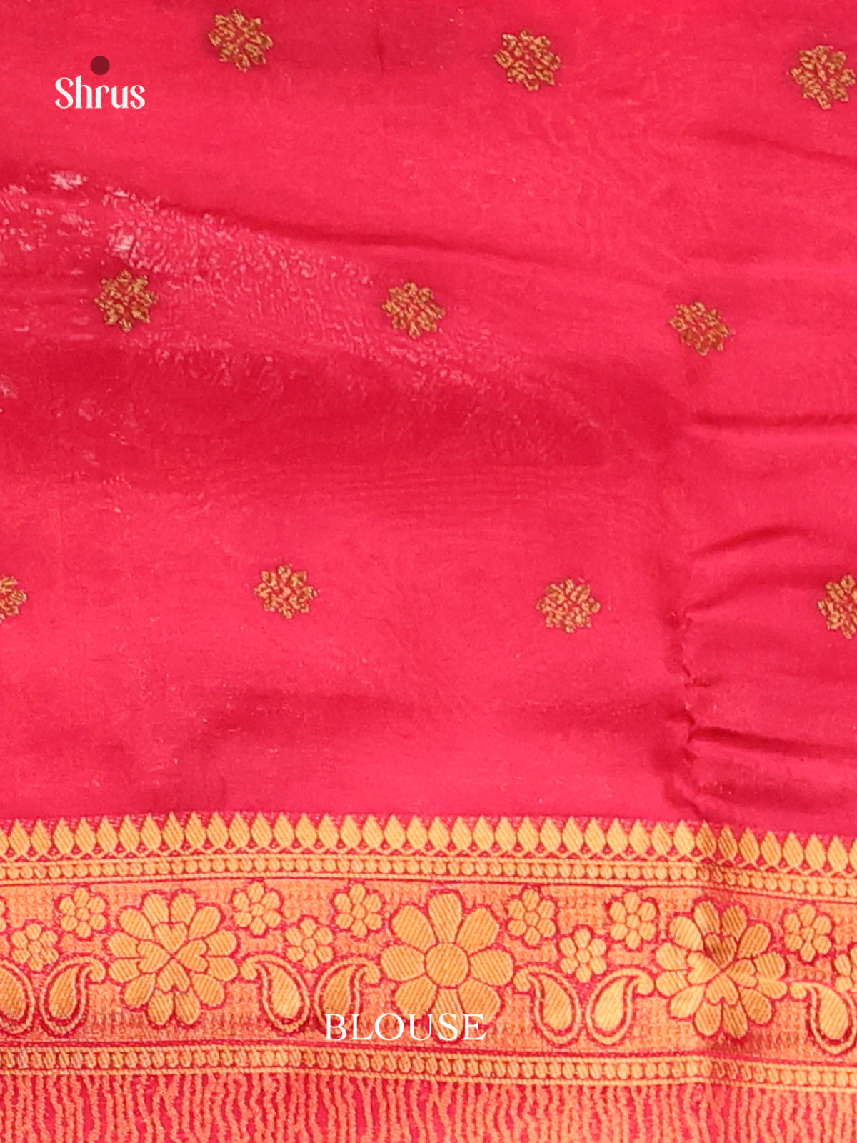 Pink - Bamboo silk Saree