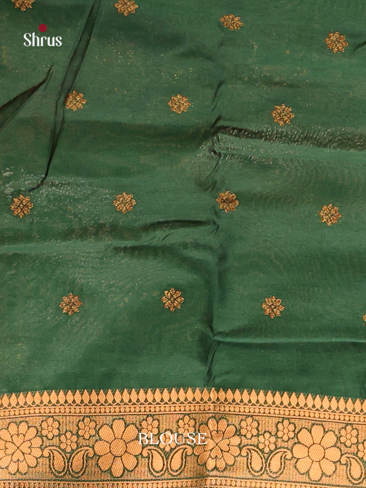 Green - Bamboo silk Saree